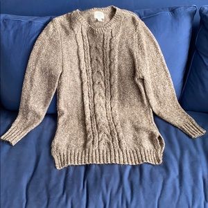 Cable knit sweater